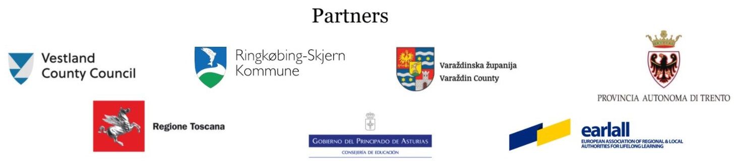Logo projektets internationale partnere